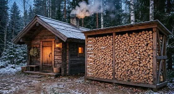 Укладка дров в Челябинске, улица Речная, 32Б